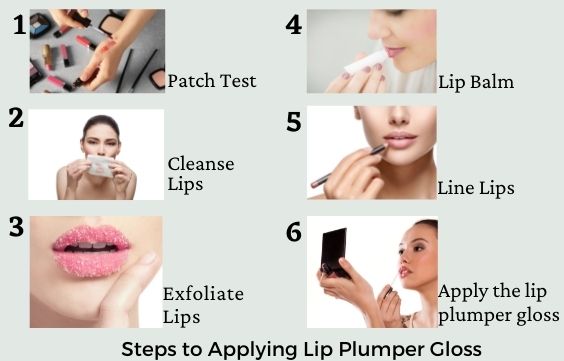 Steps for Applying a Lip Plumping Gloss