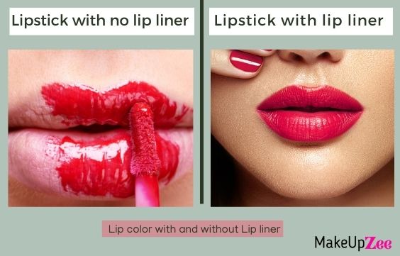 Lip liner Vs No Lip Liner